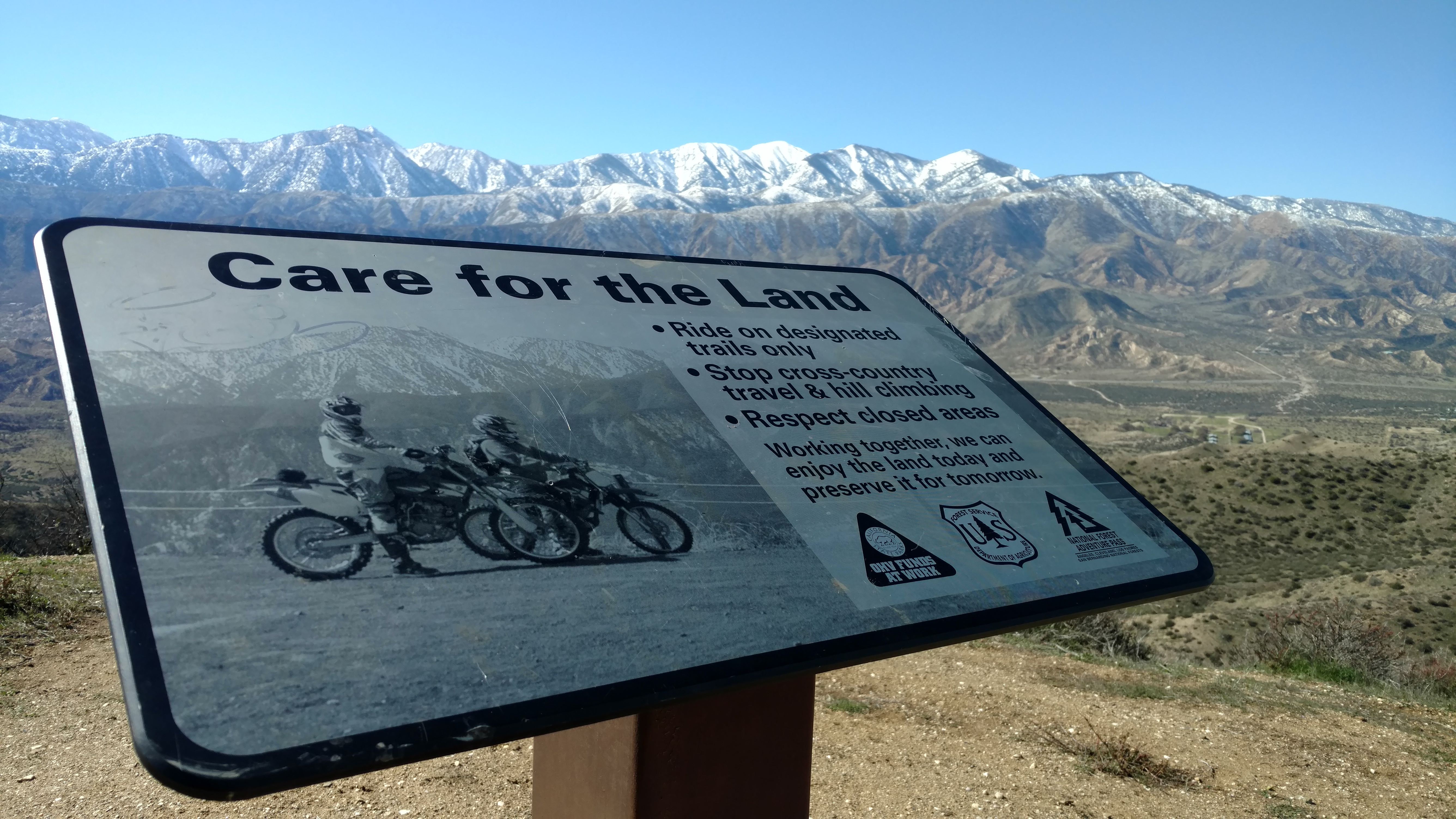 care for the land kiosk